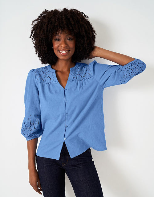 An image of the Crew Clothing Flora Blouse
