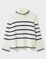 An image of the Crew Clothing Wide Sleeve Roll Neck Jumper