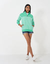 An image of the Crew Clothing Half Zip Sweatshirt