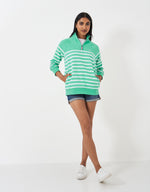 An image of the Crew Clothing Half Zip Sweatshirt