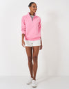 An image of the Crew Clothing Half Zip Sweatshirt