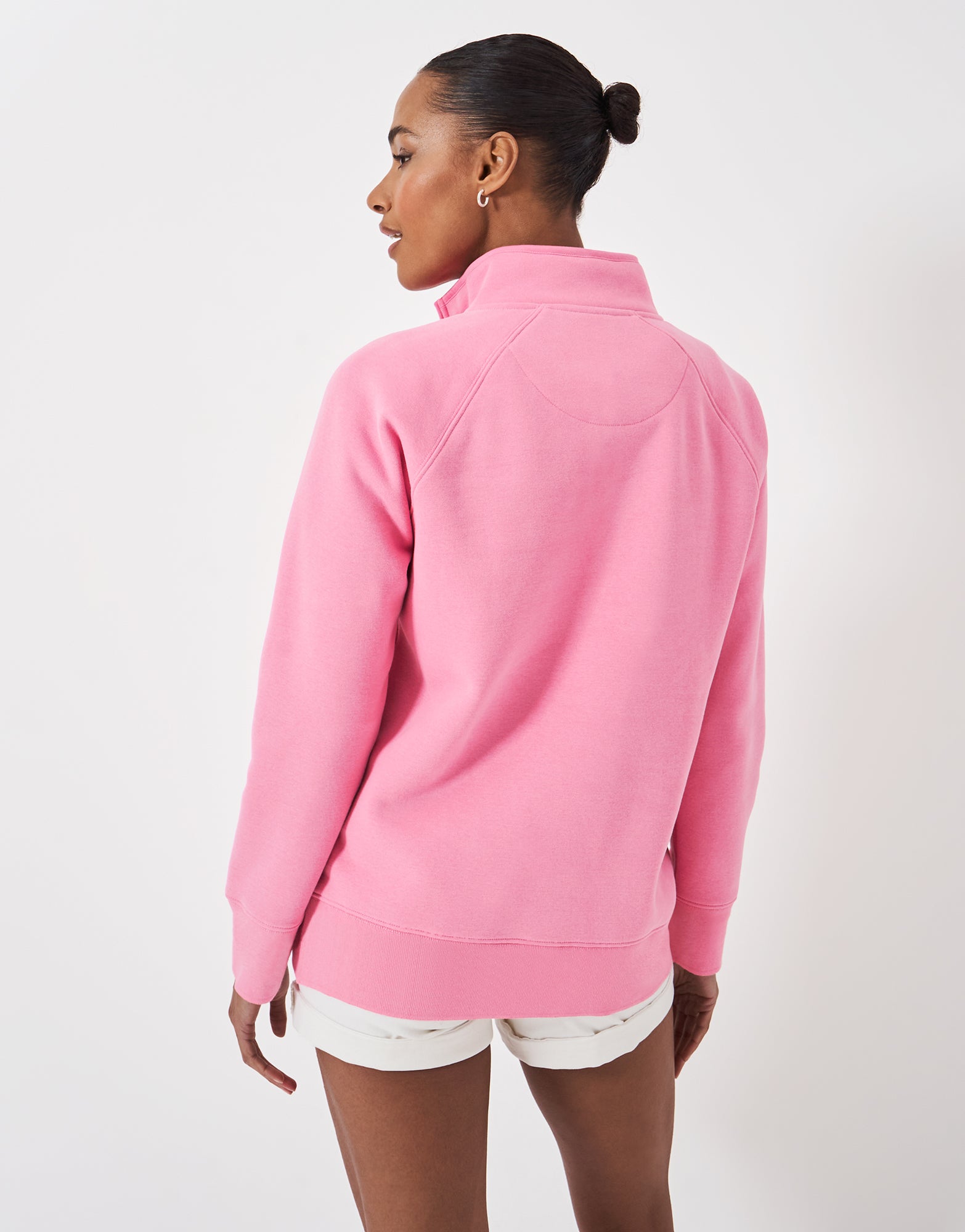 An image of the Crew Clothing Half Zip Sweatshirt