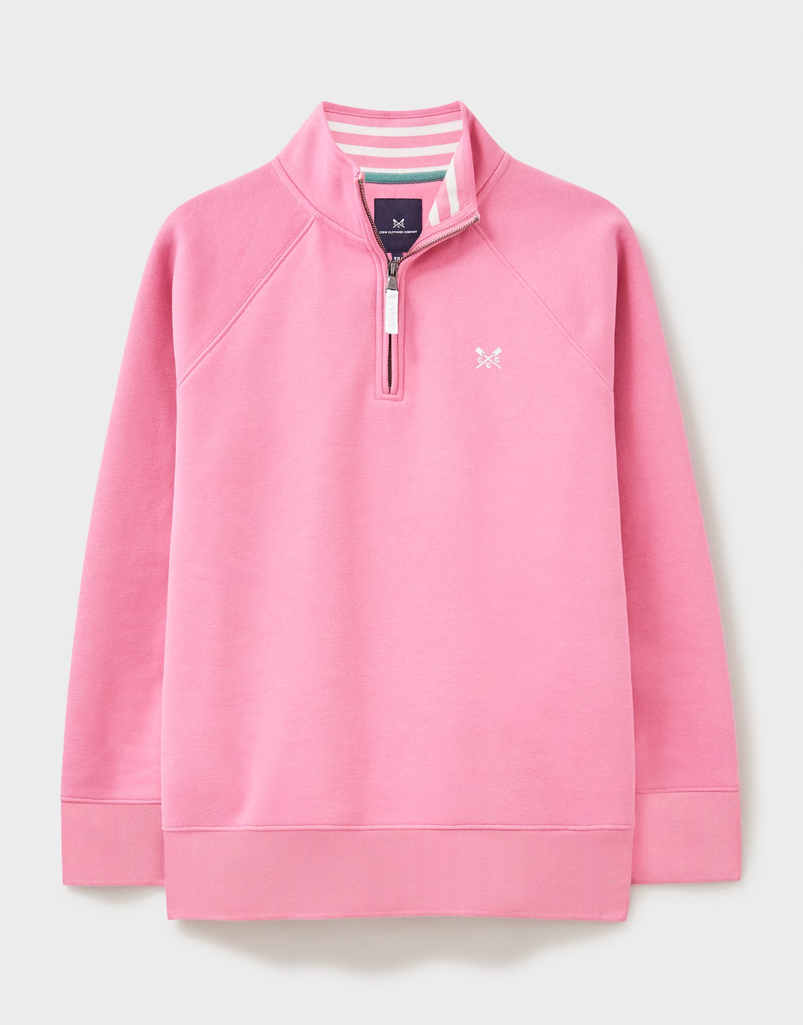 An image of the Crew Clothing Half Zip Sweatshirt