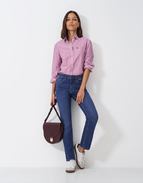 An image of the Crew Clothing Straight Fit Jeans