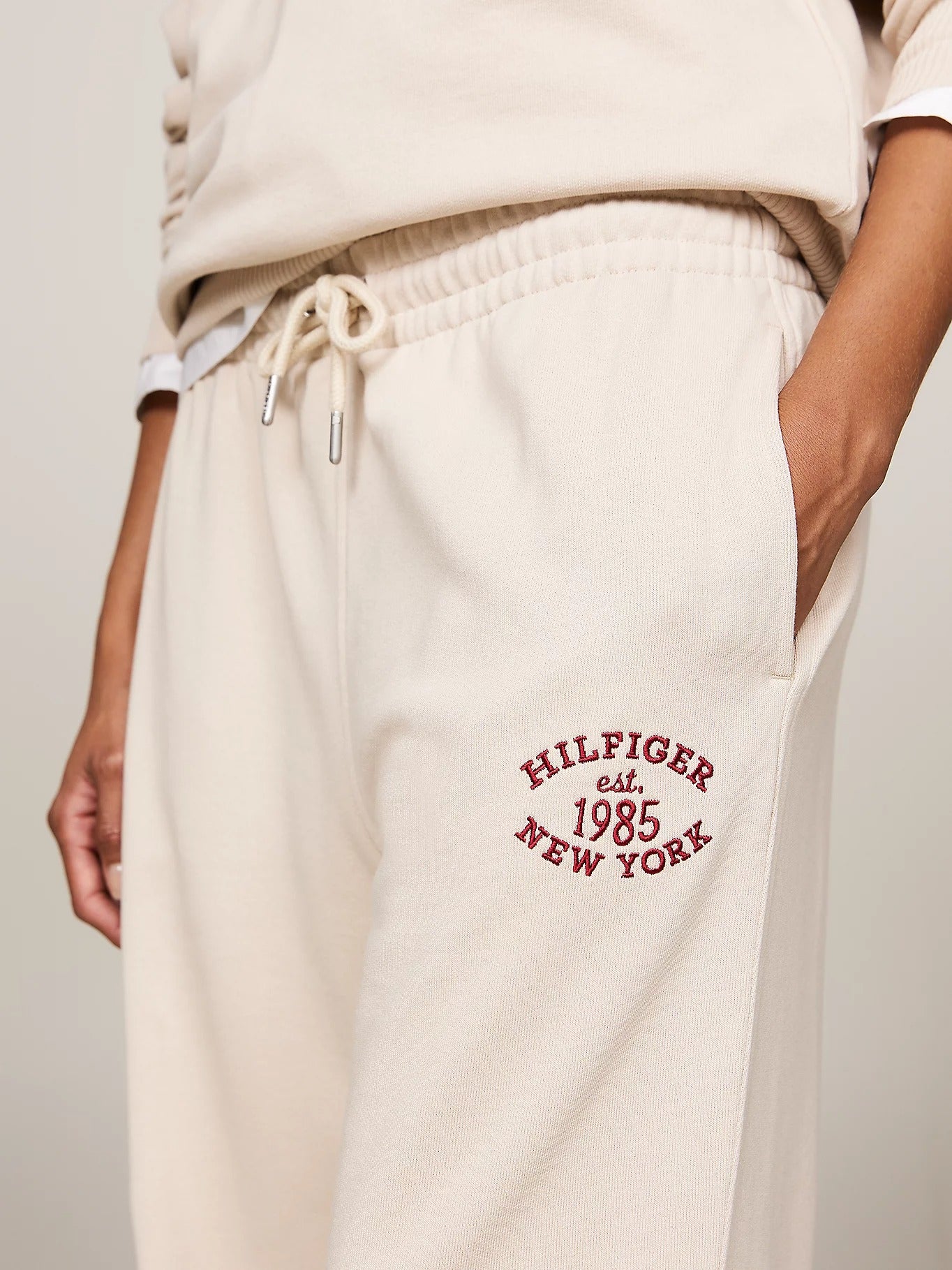 An image of the Tommy Hilfiger Varsity Logo Embroidery Joggers