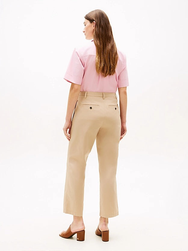 An image of the Tommy Hilfiger Washed Slim Straight Leg Chinos