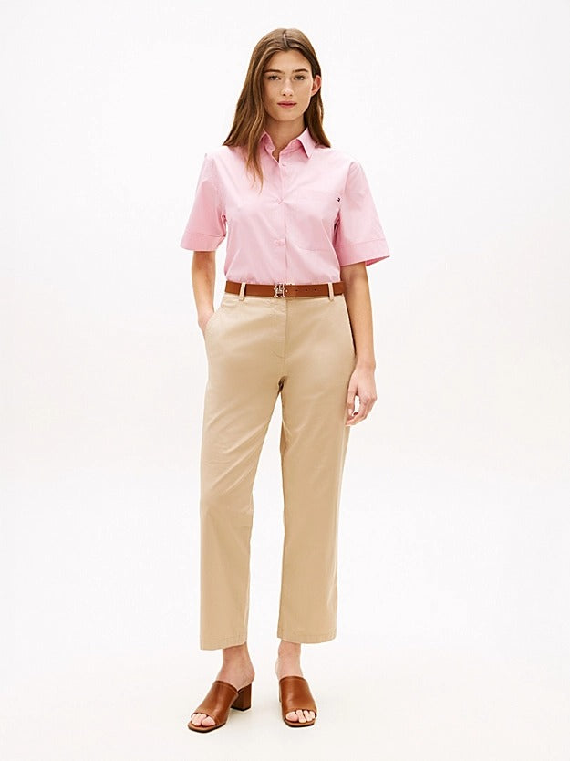 An image of the Tommy Hilfiger Washed Slim Straight Leg Chinos