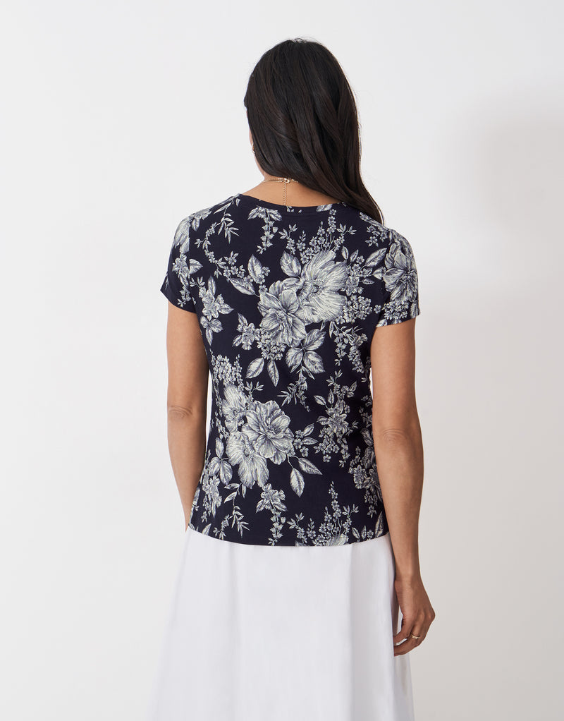 An image of the Crew Clothing Printed T-Shirt
