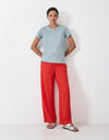 An image of the Crew Clothing Stripe Crew Neck Slub T-Shirt