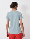 An image of the Crew Clothing Stripe Crew Neck Slub T-Shirt