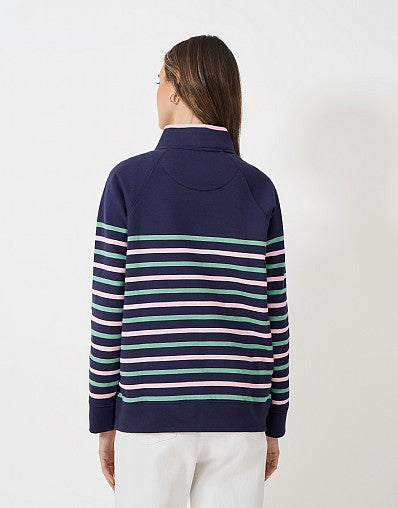 An image of the Crew Clothing Half Zip Sweatshirt