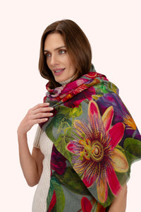 An image of the Powder Wool Wrap Scarf