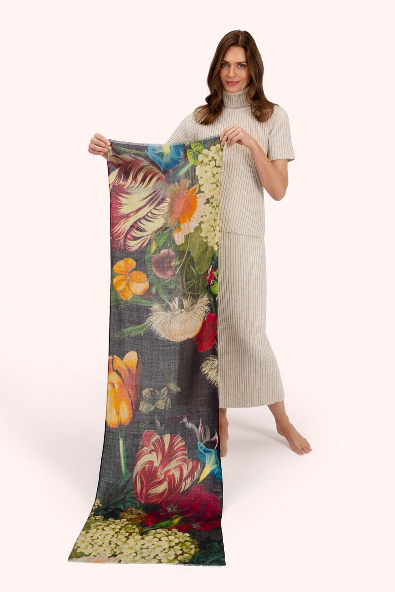 An image of the Powder Wool Wrap Scarf
