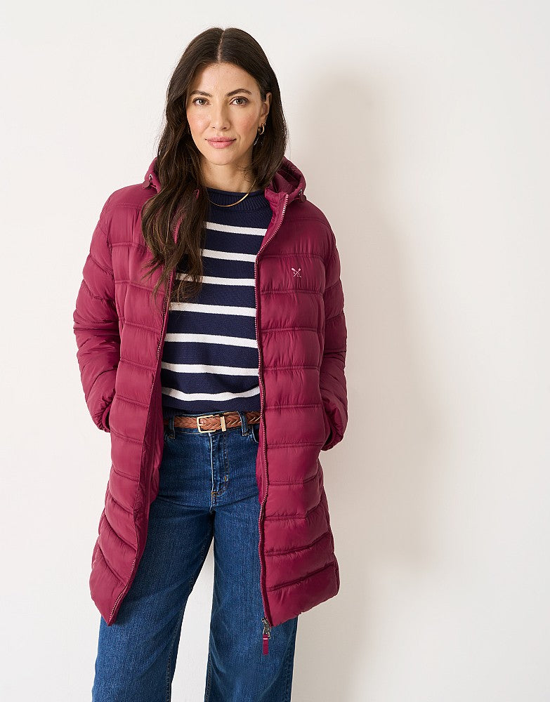 An image of the Crew Clothing Lightweight Padded Coat