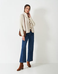 An image of the Crew Clothing Borg Gilet