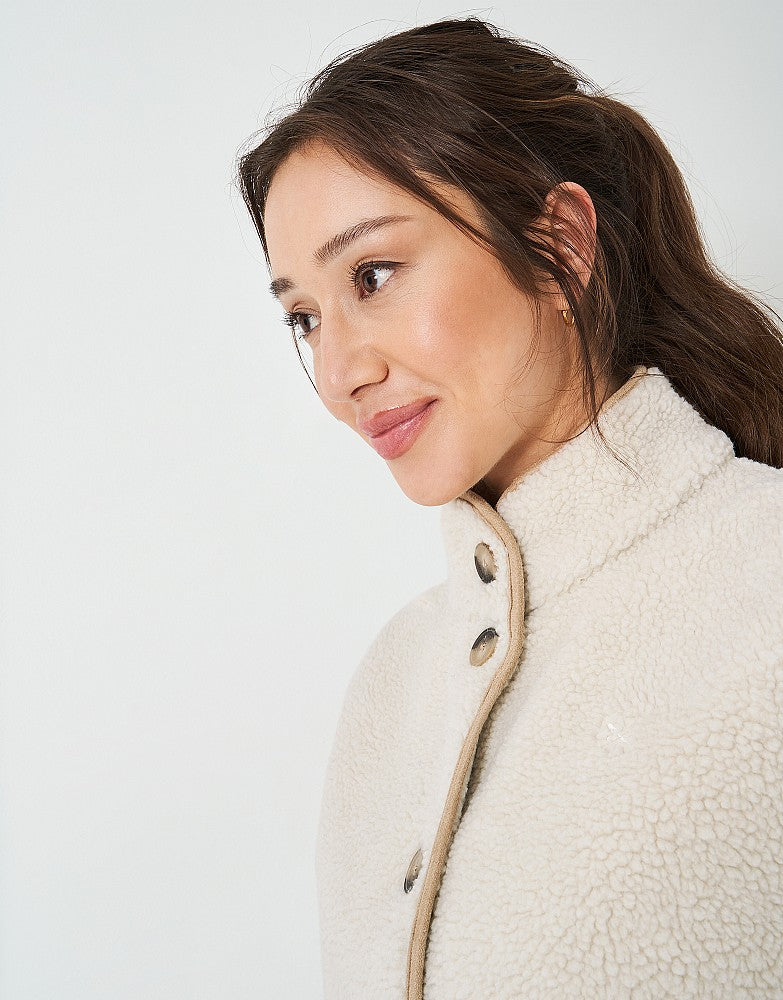 An image of the Crew Clothing Borg Gilet