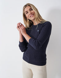 Crew Neck Heritage Cable
