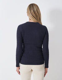 Crew Neck Heritage Cable