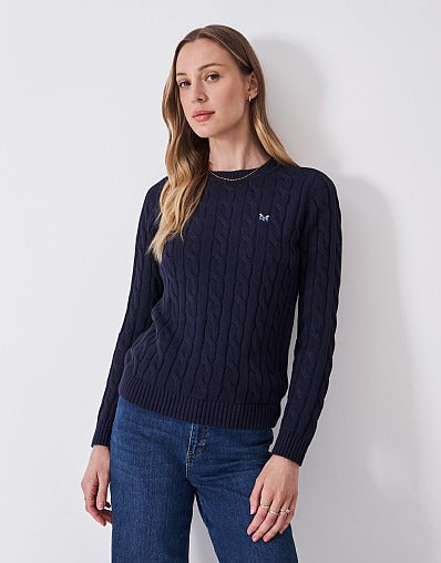 An image of the Crew Clothing Chunky Heritage Cable Knit Jumper