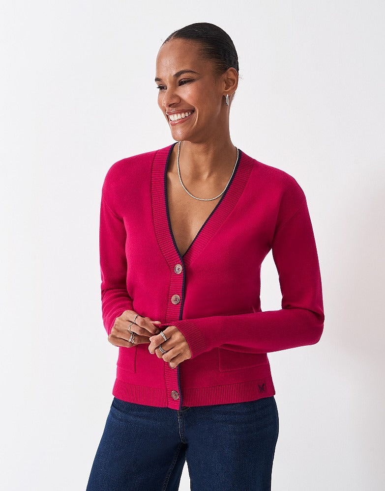 An image of the Crew Clothing Pocket Cardigan