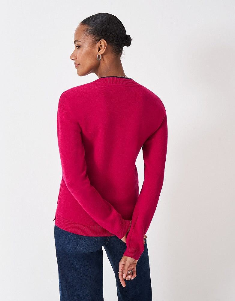 An image of the Crew Clothing Pocket Cardigan