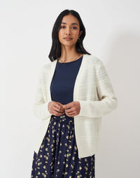 An image of the Crew Clothing Stitch Detail Tali Cardigan