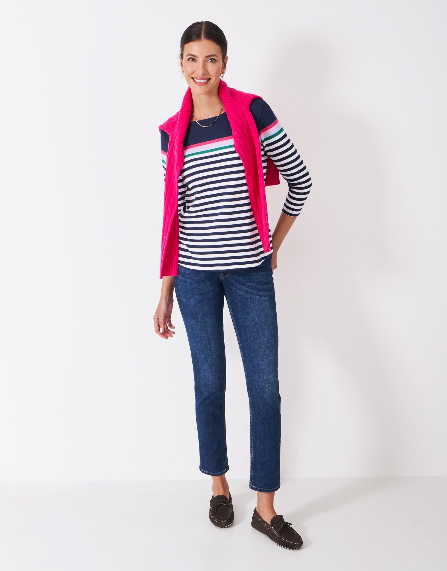 An image of the Crew Clothing Ultimate Breton