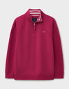 An image of the Crew Clothing Half Zip Sweat
