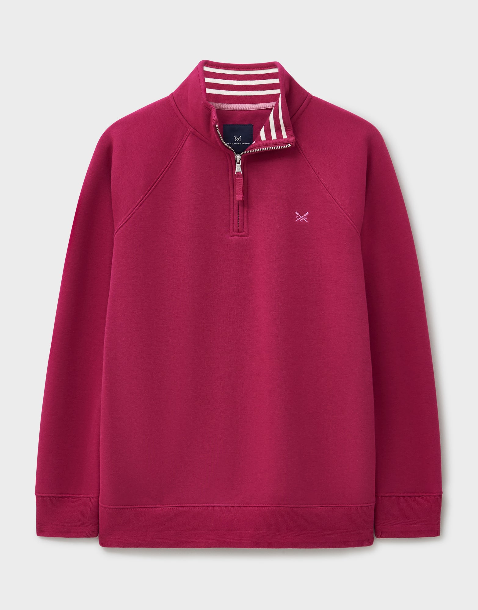 An image of the Crew Clothing Half Zip Sweat