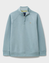 An image of the Crew Clothing Half Zip Sweat