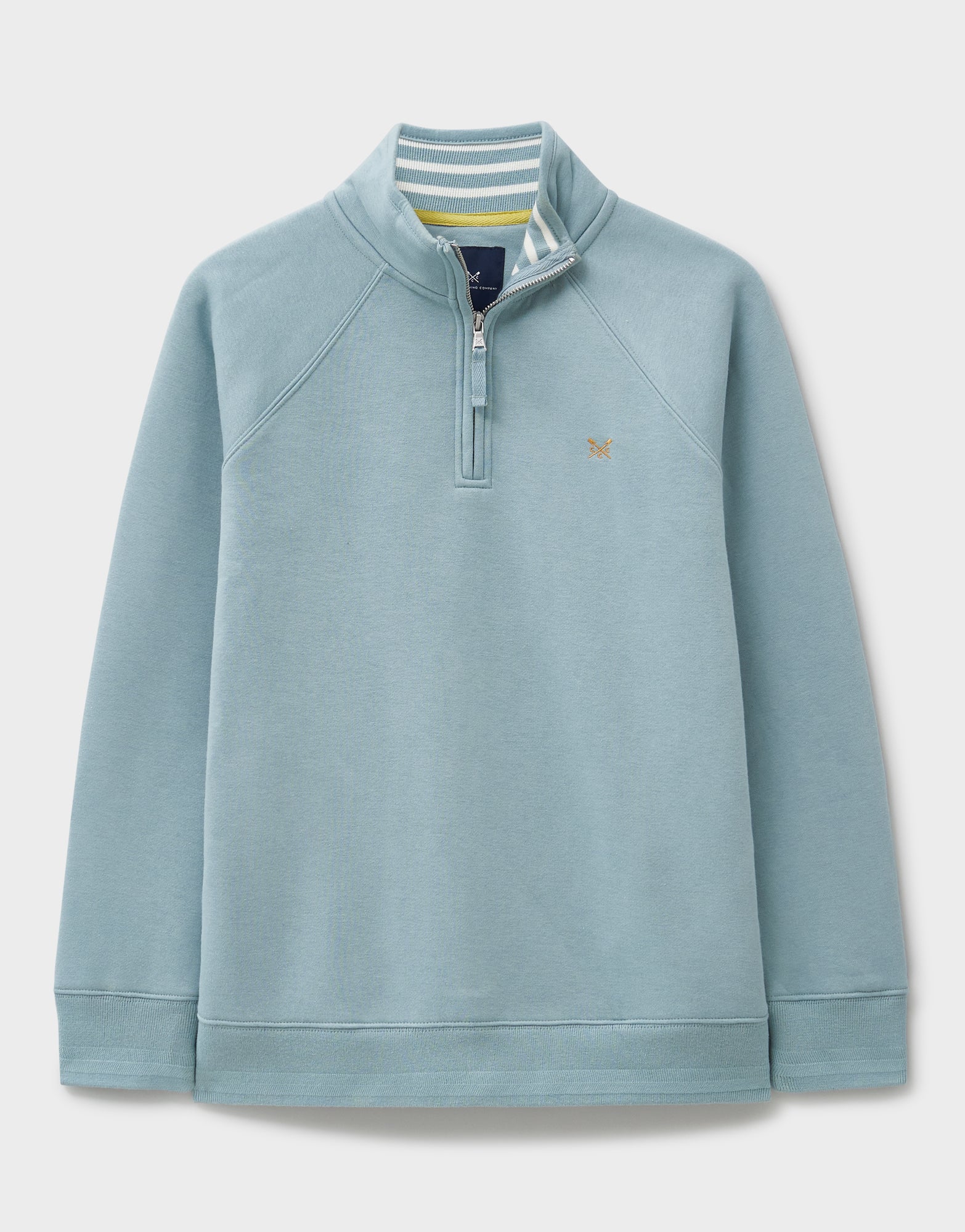An image of the Crew Clothing Half Zip Sweat