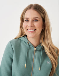 An image of the Crew Clothing Heritage Zip Through