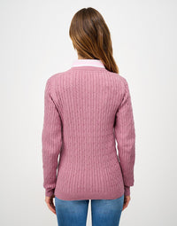 Heritage Cable V Neck