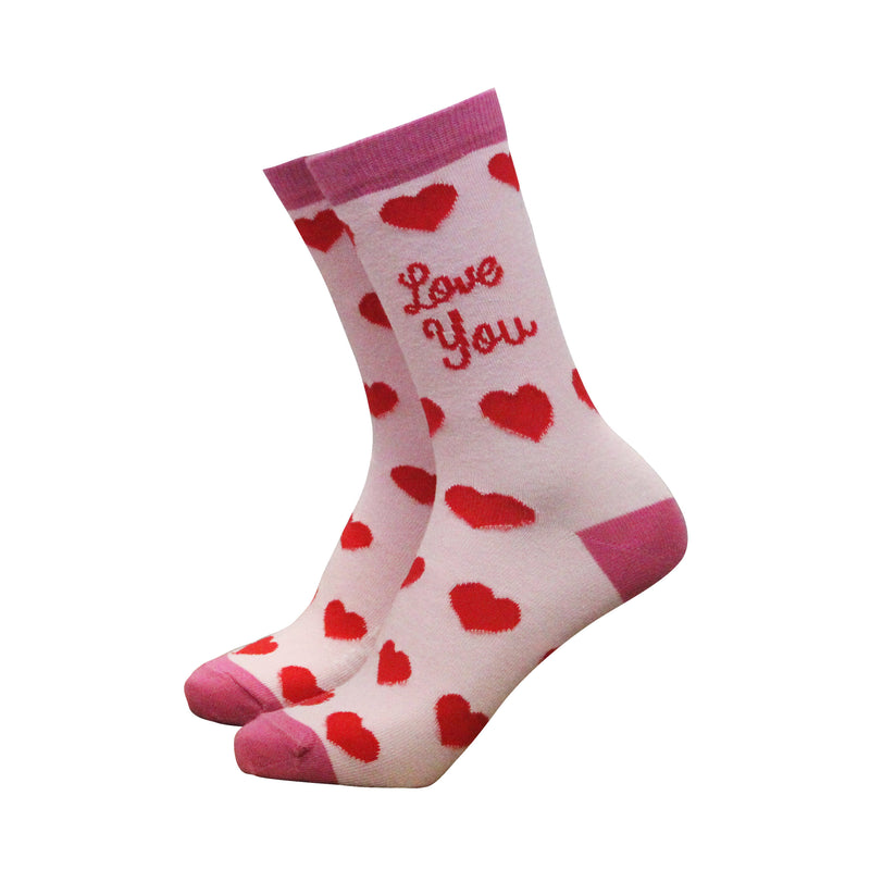 An image of the Smiling Faces Love You - Bamboo Socks