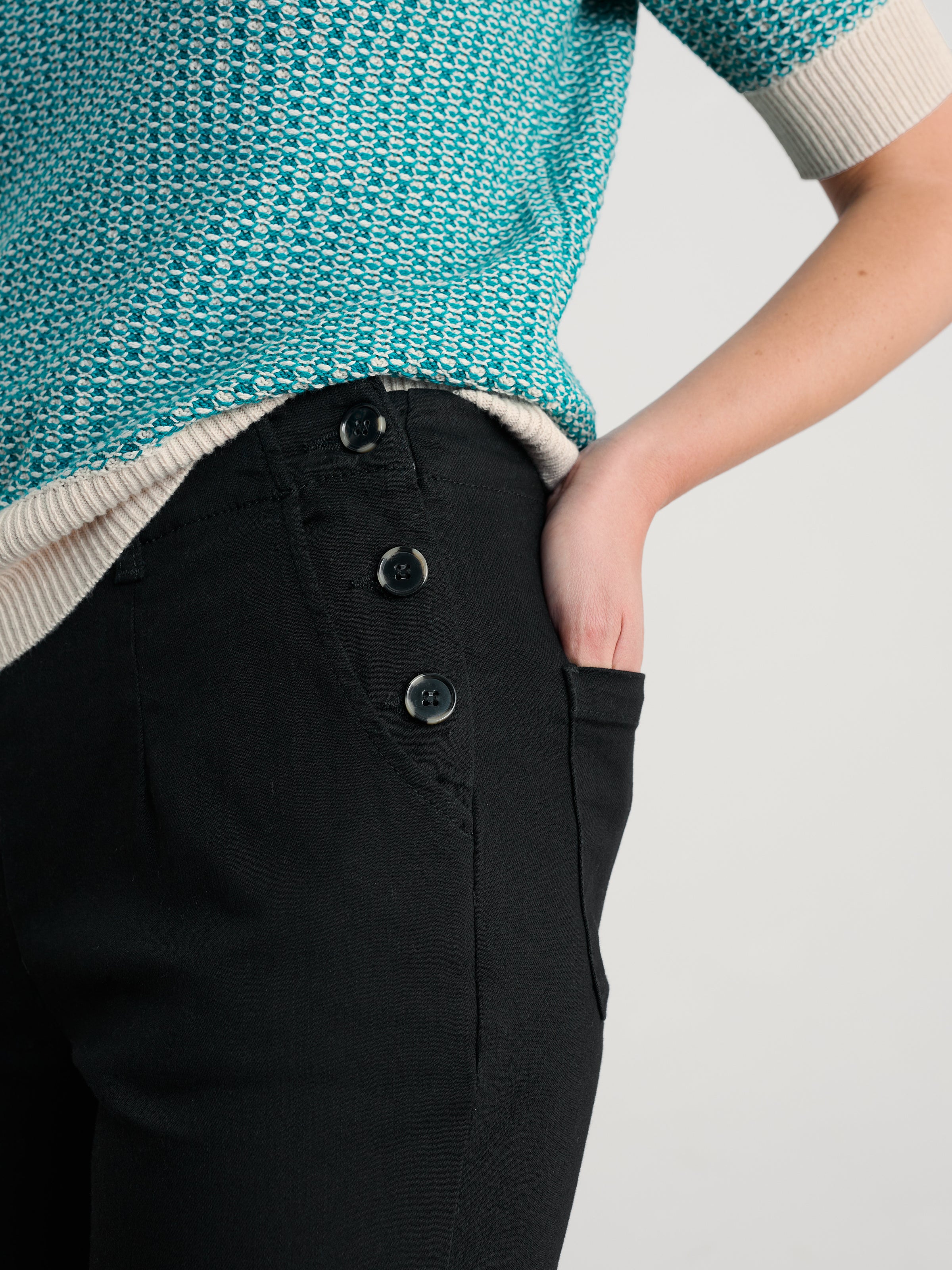 An image of the Seasalt Waterdance Trouser Black