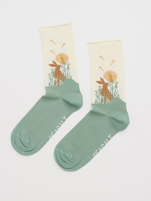 An image of the Seasalt Women's Bamboo Arty Socks