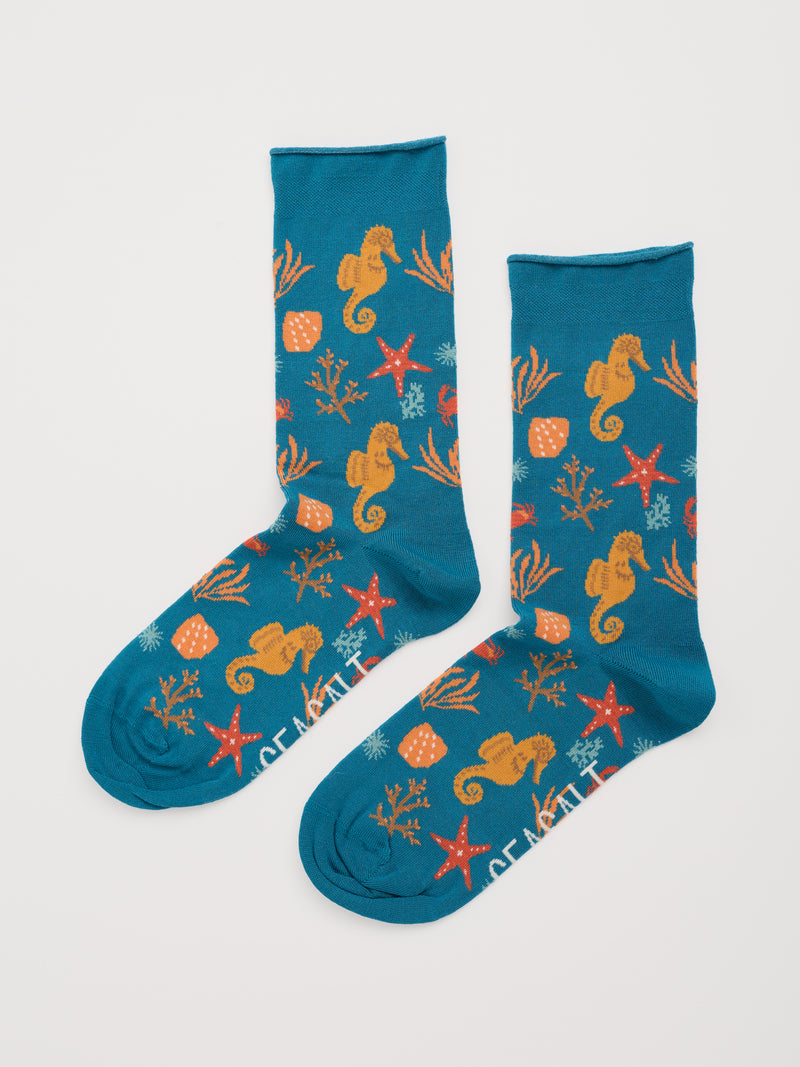 An image of the Seasalt Women's Bamboo Arty Socks