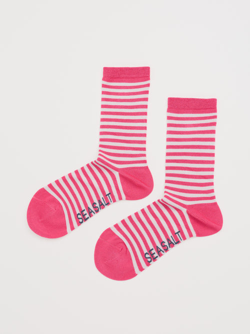 An image of the Seasalt Womens Sailor Socks Weatherboard Light Radish