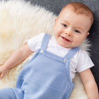 An image of the Dandelion Clothing Knitted Long Leg Dungarees