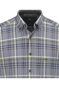 Premium Melange Check Long Sleeve Shirt