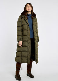 An image of the Dubarry Aldborough Long Down Coat