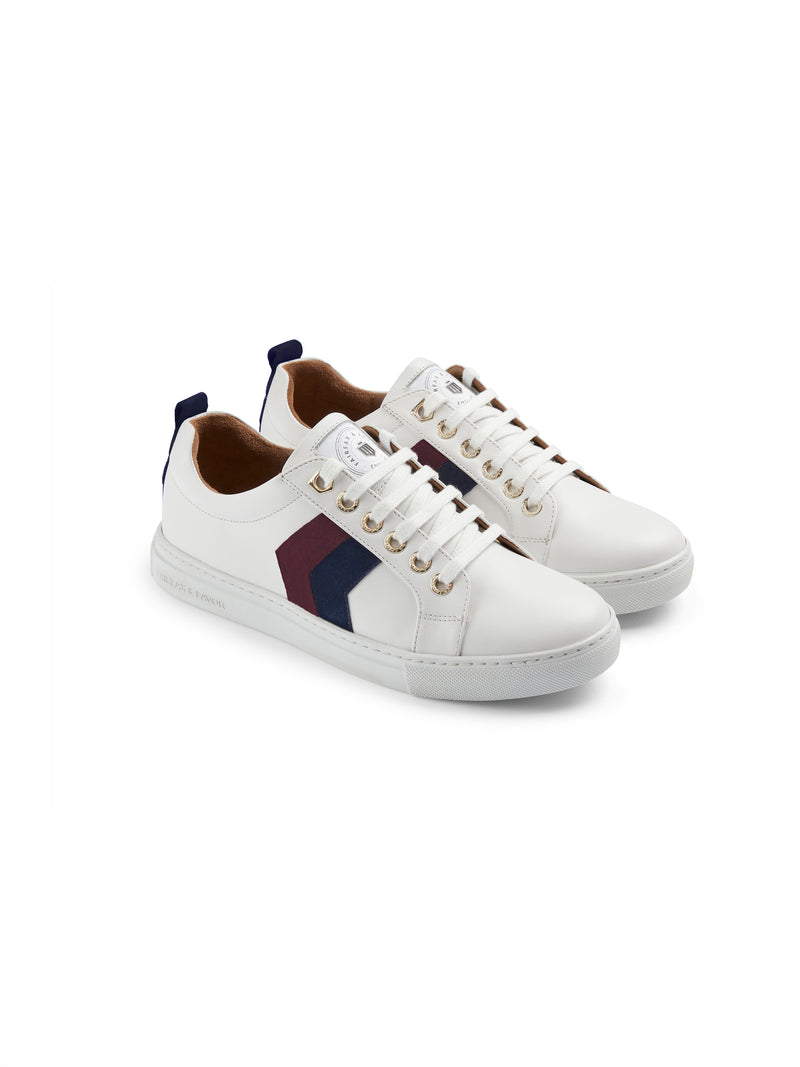 An image of the Fairfax & Favor Fairfax & Favor Alexandra Leather Trainer