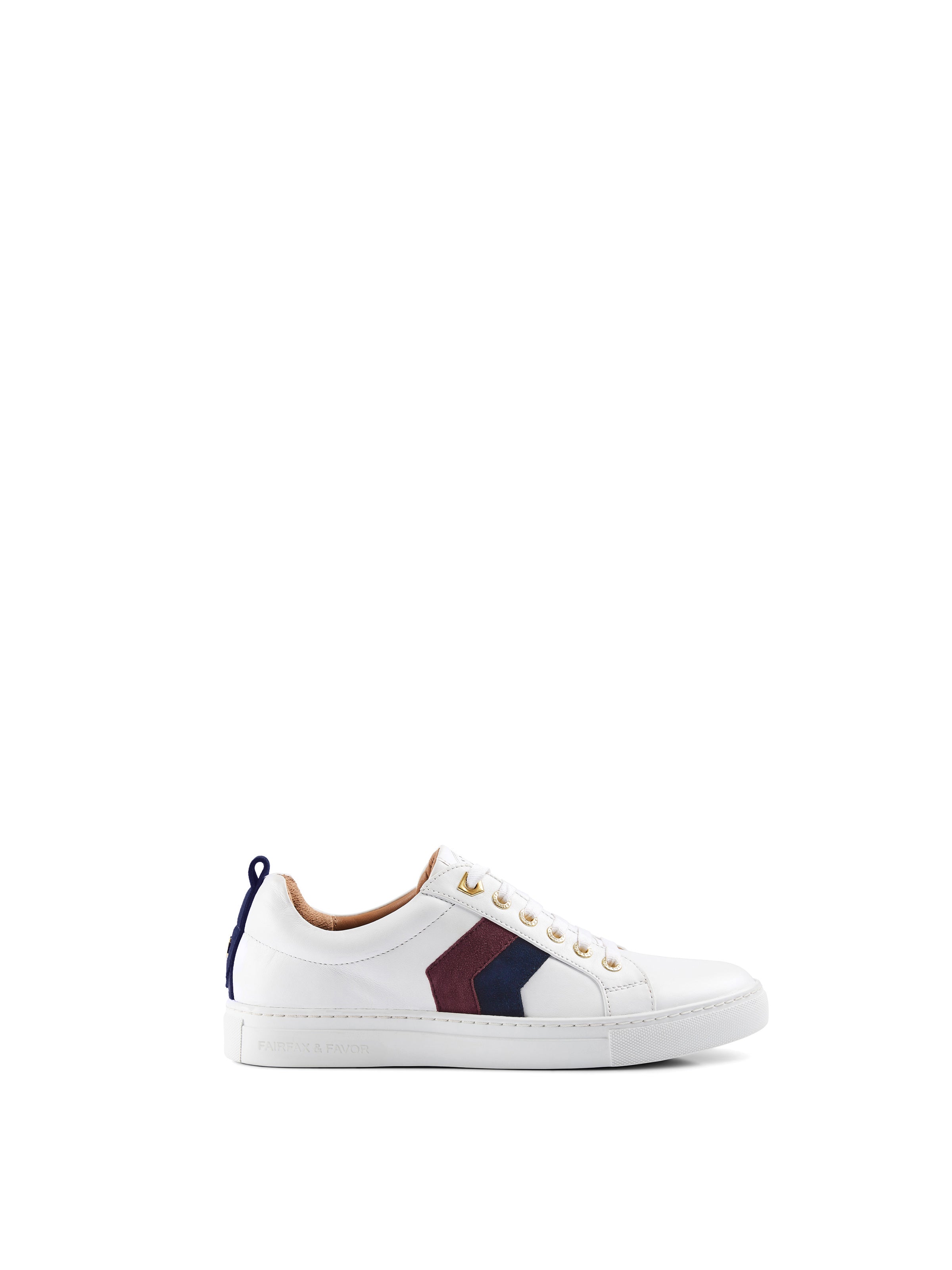 An image of the Fairfax & Favor Fairfax & Favor Alexandra Leather Trainer
