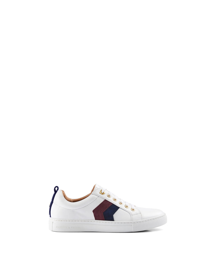 An image of the Fairfax & Favor Fairfax & Favor Alexandra Leather Trainer