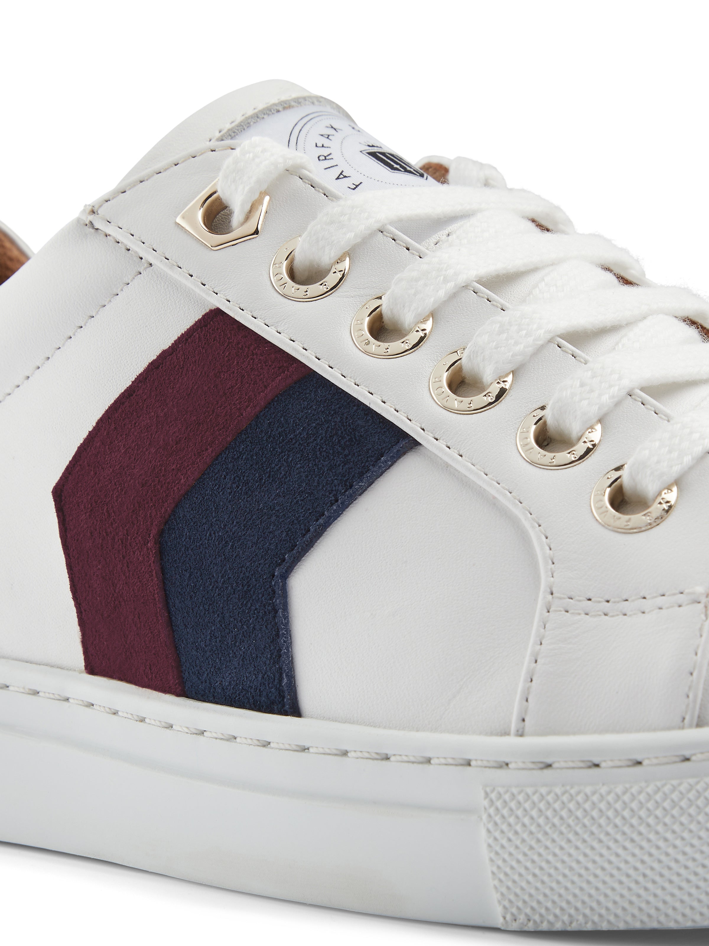 An image of the Fairfax & Favor Fairfax & Favor Alexandra Leather Trainer