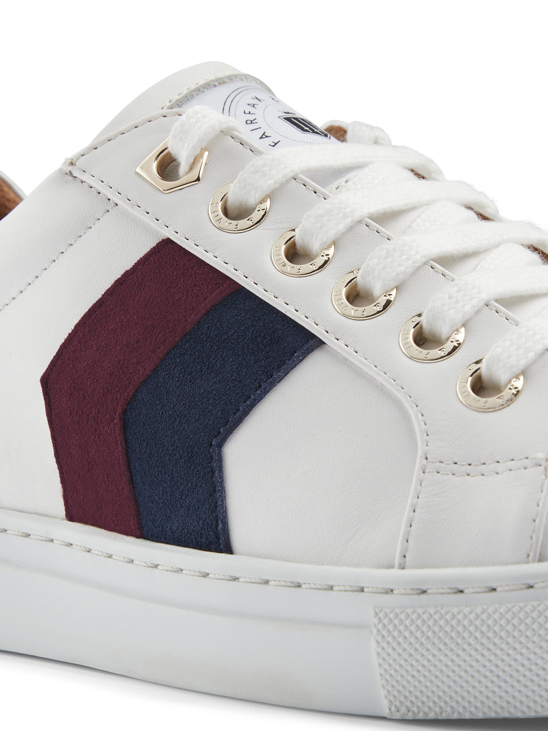 An image of the Fairfax & Favor Fairfax & Favor Alexandra Leather Trainer