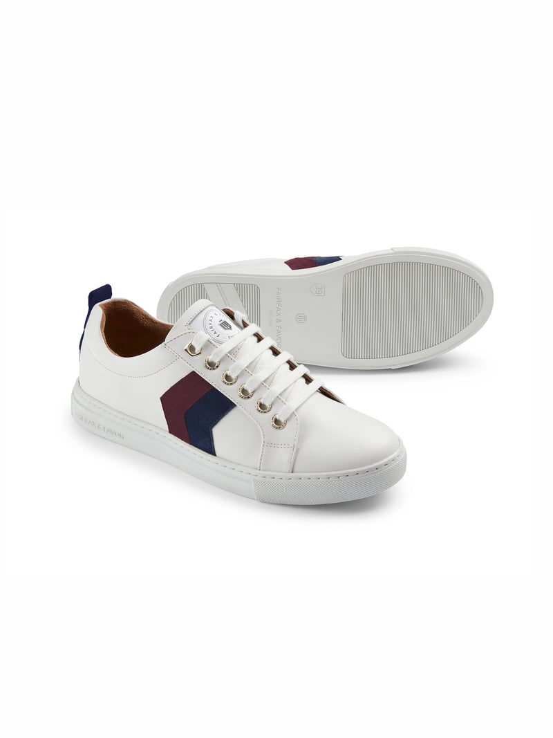 An image of the Fairfax & Favor Fairfax & Favor Alexandra Leather Trainer