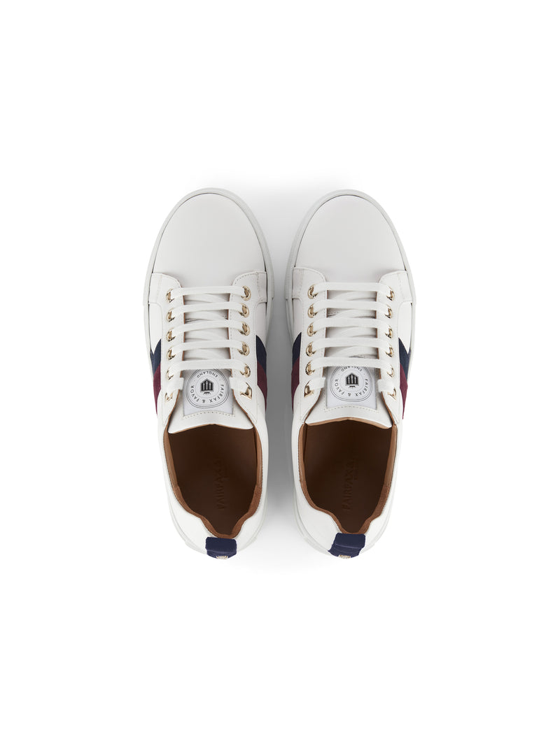 An image of the Fairfax & Favor Fairfax & Favor Alexandra Leather Trainer