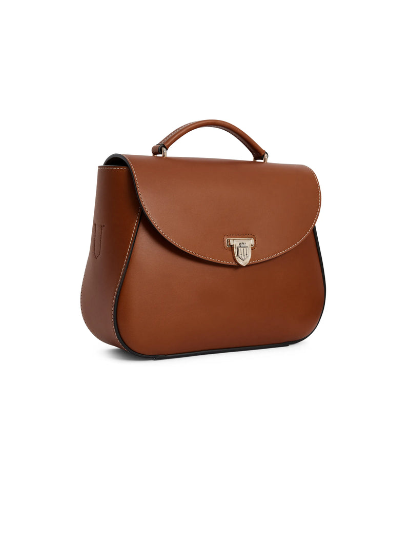 An image of the Fairfax & Favor Fairfax & Favor Blenheim Handbag Tan Leather