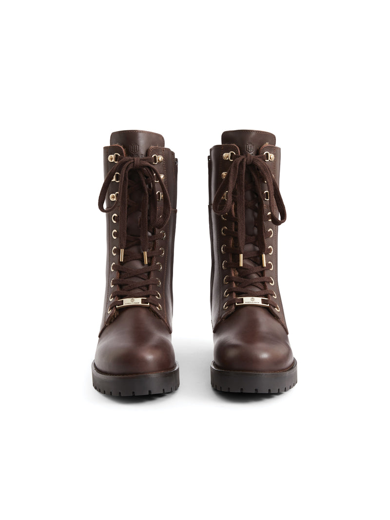 An image of the Fairfax & Favor Fairfax & Favor Anglesey Shearling Lined Combat Boot